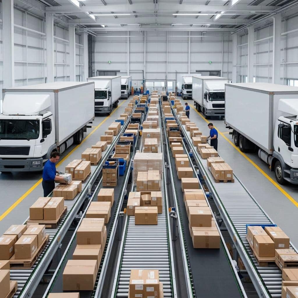 Cross-docking : réception, tri et réexpédition de palettes sans stockage